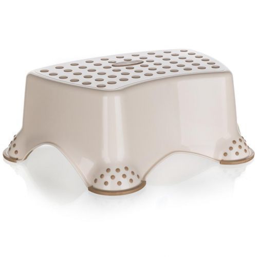 Stolička - schůdek 40x28x14 cm krémová 53995120