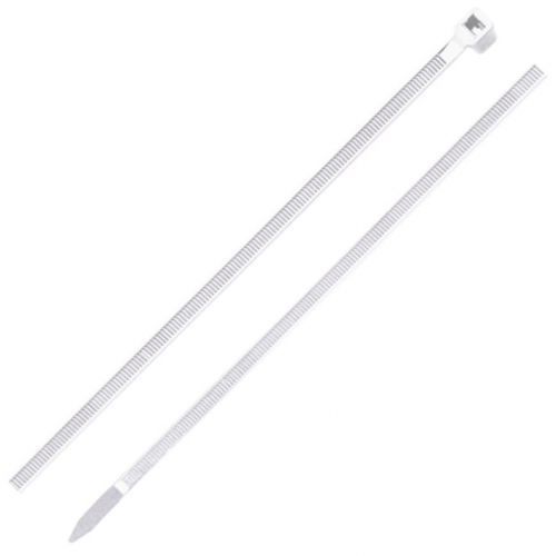 Vázací pásky 7.2 x 500 mm bílé, nylon, 25 ks.