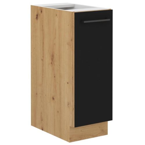 Kuchyňská Skříňka Modena  30d Cargo Bb Černý /Dub Artisan
