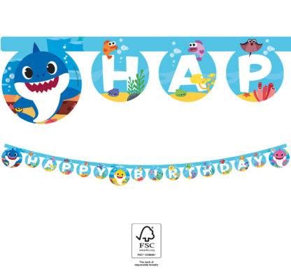 Girlanda Happy Birthday Baby Shark - Procos