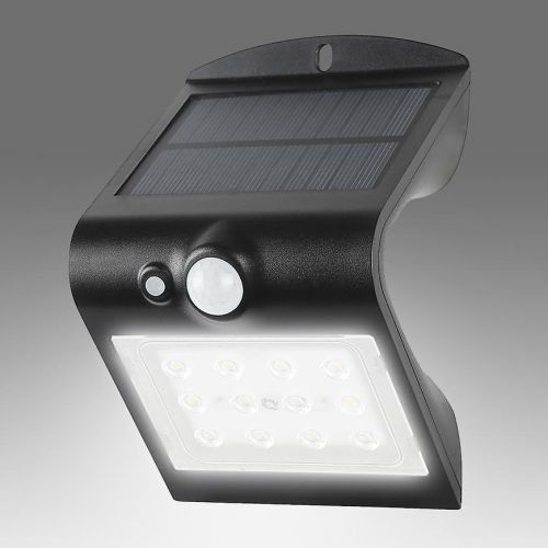 Solární osvětlení LED 1,5W PIR IP65 4000K 220lm bílá