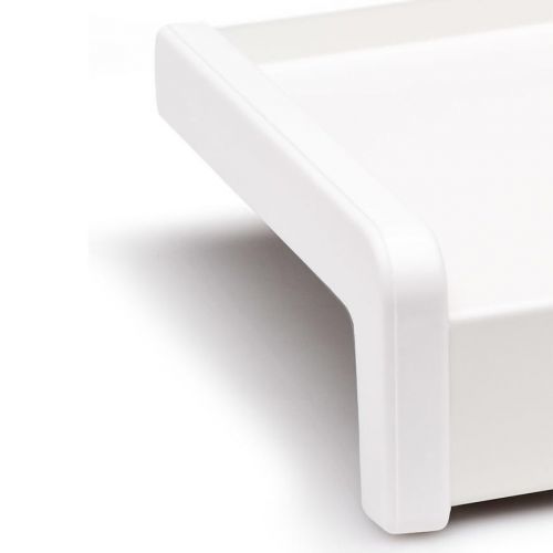 Koncovka k hliníkovým parapetům - bílá