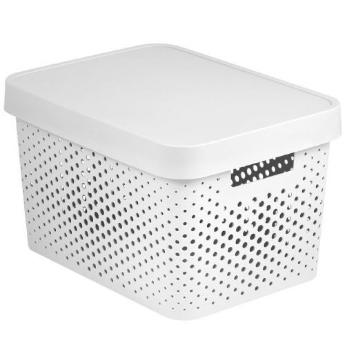 Box s víkem infinity 17l 229153 bílý