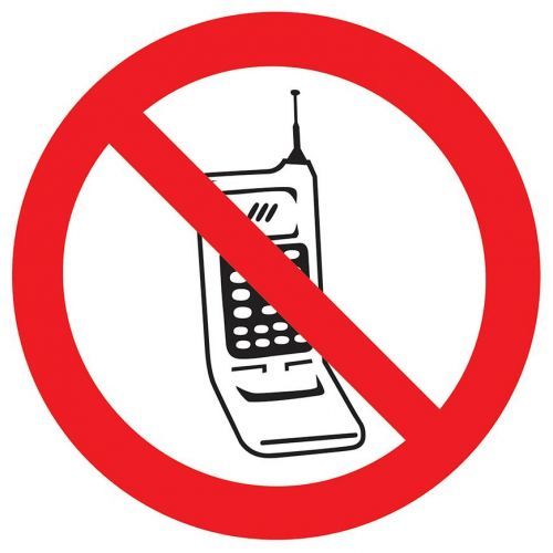 Zákaz používání mobilních telefonů