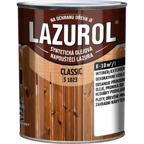 Lazurol Classic 020 kaštan 0,75l