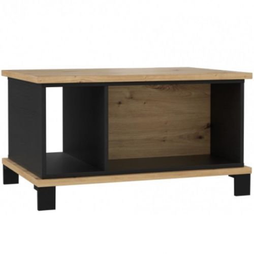 Konferenční Stolek Trondheim 80cm Dub Artisan/Černá