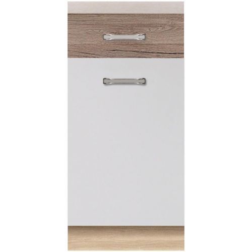 Kuchyňská skříňka Econo 2D Dub Sonoma/Bílý/San Remo