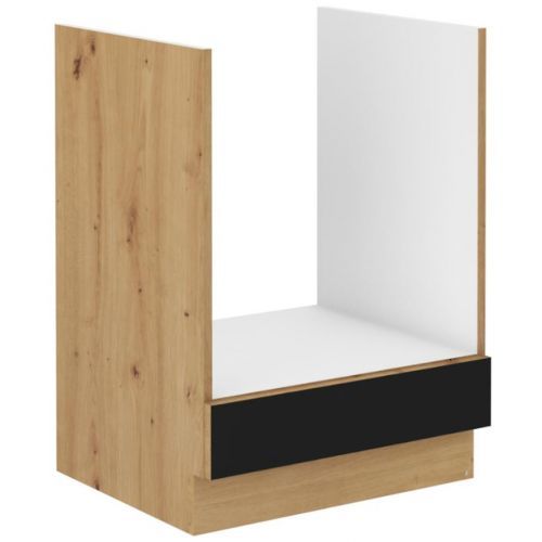 Kuchyňská Skříňka Modena  60dg Bb Černý / Dub Artisan