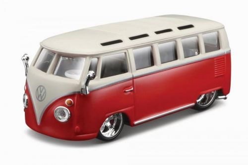 Bburago 1:32 Plus Volkswagen Van Samba Red