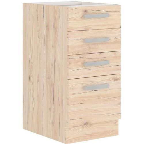 Kuchyňská skříňka Karolina Dub Bordeaux 40D4S BB