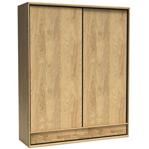 Skříň Mediolan 177,2cm Deska Natural Hikora