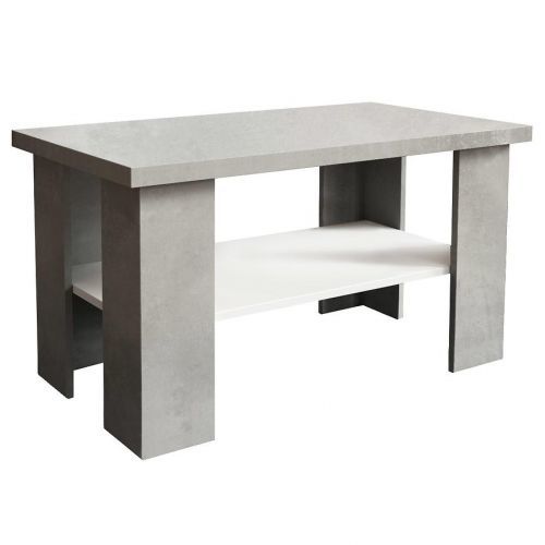 Konferenční stolek Olga Beton/Bílý