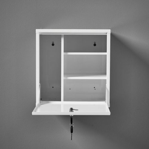 Lékárnička Cure, zámek na klíč, 400x380x285 mm