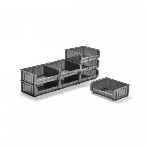 Plastový box Apart, 345x410x165 mm, bal. 8 ks, šedý