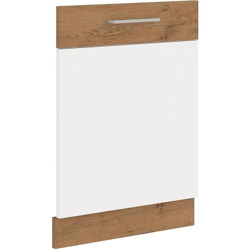 Dvířka pro vestavnou myčku Vigo 713X596, bílá/ dub lancelot