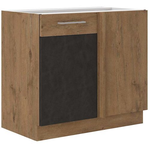 Kuchyňská skříňka Vigo Grafitová Mat 105ND 1F BB