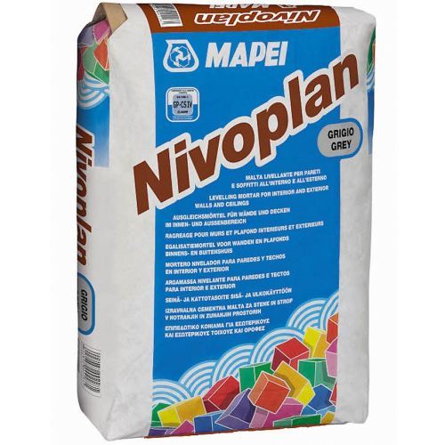 Vyrovnávací malta Mapei Nivoplan Šedý 25 kg