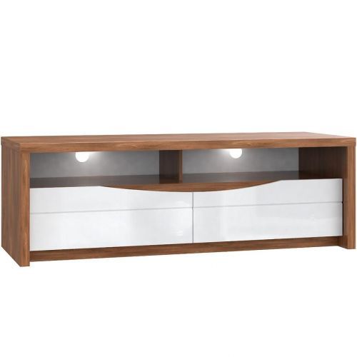 Tv Stolek Saint Tropez 148cm Dub Sangallo/Bílý