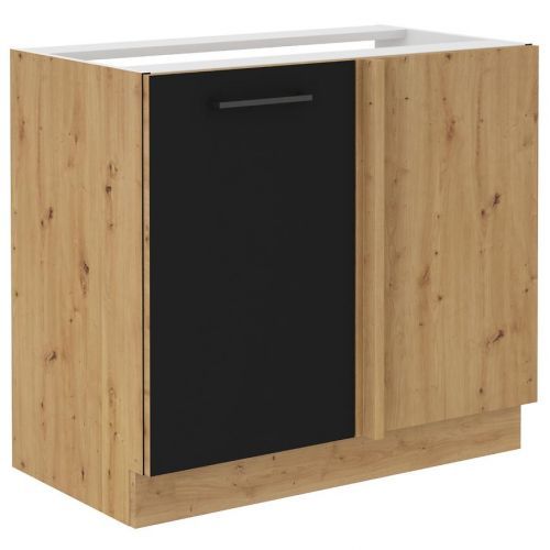 Kuchyňská Skříňka Modena  105nd 1f Bb Černý / Dub Artisan