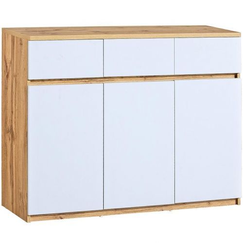 Komoda Arca 3D AR6 Dub Wotan/Arktická Bílá