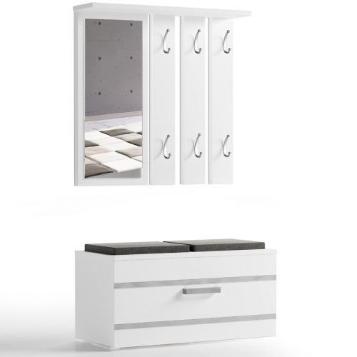 Předsíňová Stěna Opal Bílý