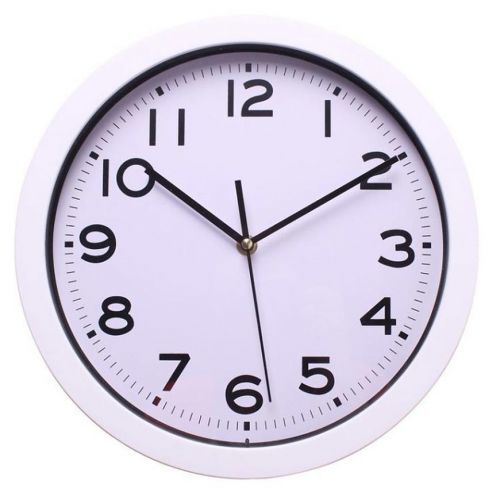 Hodiny nástěnné Bazo b.bílá pr. 30,5cm