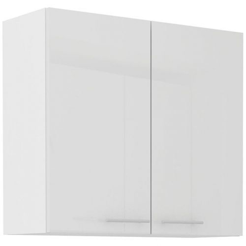 Kuchyňská Skříňka Lara 80g-72 2f Mdf  Bílá Lesk