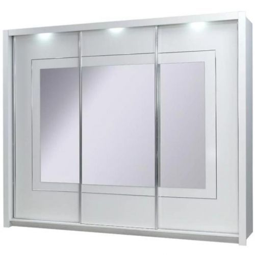 Skříň Panarea 250 cm Bílý Lesk