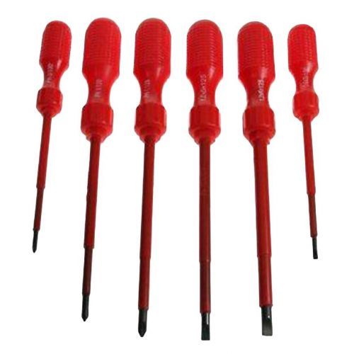 Šroubováky elektrotechnické 1000 V; 6 ks