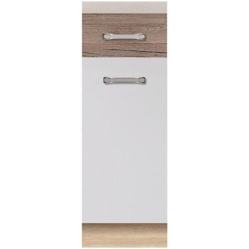 Kuchyňská skříňka Econo 1D Dub Sonoma/Bílý/San Remo
