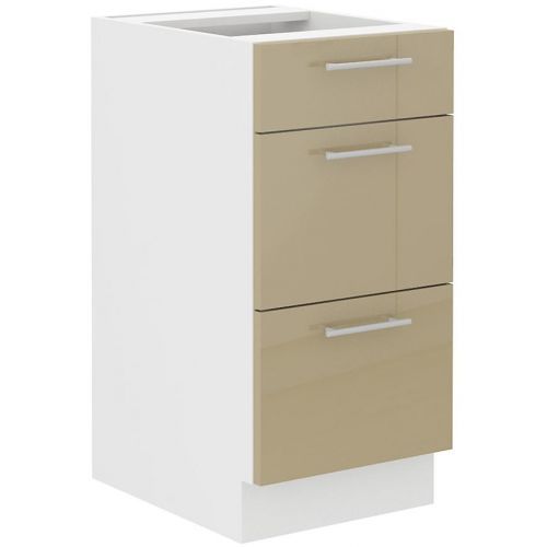 Kuchyňská Skříňka Lara 40d 3s Bb Mdf Cappucino Lesk
