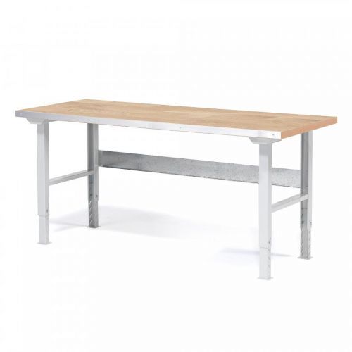 Dílenský stůl Solid, 750 kg, 1500x800 mm, dubový povrch