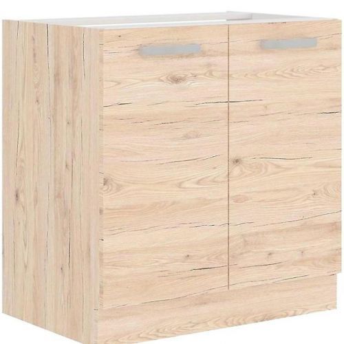 Kuchyňská skříňka Karolina Dub Bordeaux 80ZL 2F BB