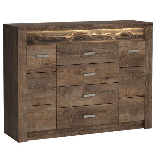 Komoda Indianapolis 137 cm Jasen Temný