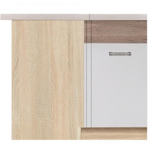 Kuchyňská skříňka Econo 14D Dub Sonoma/Bílý/San Remo