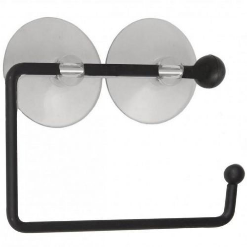 Držák toaletního papíru černý