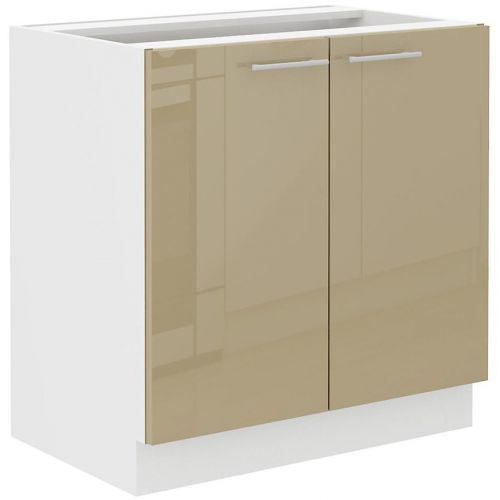 Kuchyňská Skříňka Lara 80d 2f Bb Mdf Cappucino Lesk