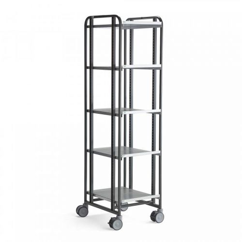 Policový vozík Angle, 5 polic, 477x638x1850 mm