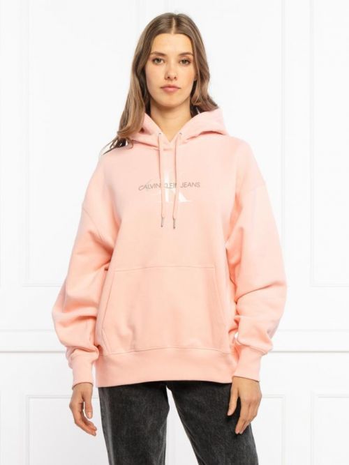Calvin Klein dámská růžová mikina - L (TA9)