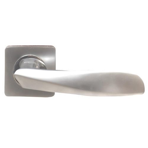 Klika rozeta hranatá 2 Ramona nikl/satén