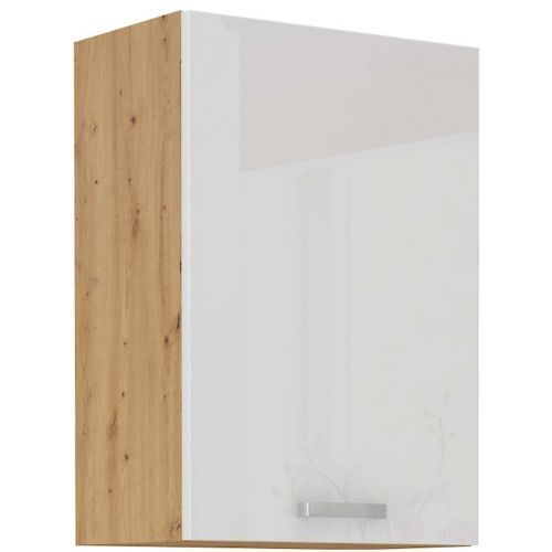 Kuchyňská skříňka Artisan 50G-72 1F, bílá/ dub artisan