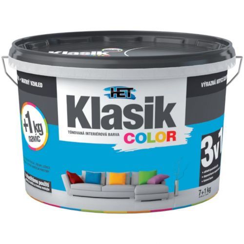 Het Klasik Color 0417 modrý 7+1kg