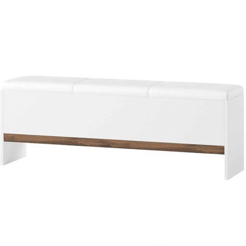 Lavice Livorno 165 cm Dub Wotan/Bílá