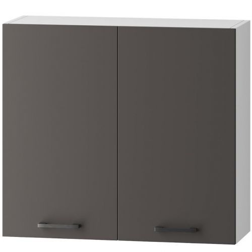 Kuchyňská skříňka Clara W80 Grafitově šedá / Dub Artisan
