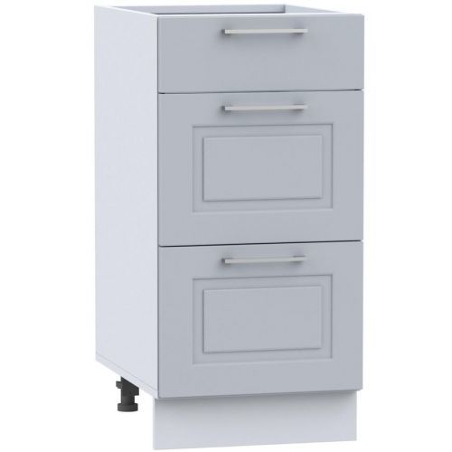 Kuchyňská Skříňka Natalia D40s3 Šedá/Mat