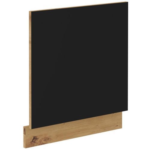 Dvířka pro vestavnou myčku Modena 570x596 Černý / Dub Artisan