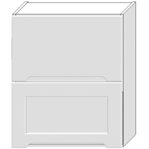 Kuchyňská Skříňka Zoya W60grf/2 Sd Bílý Puntík/Bílý
