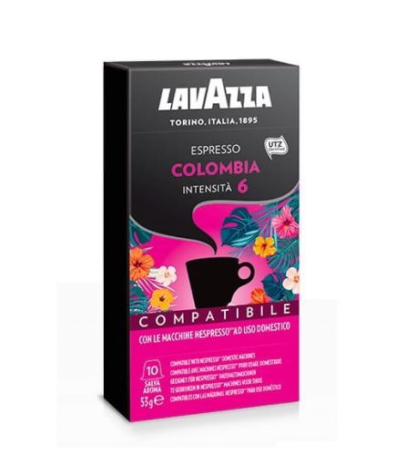 Lavazza (káva) Kávové kapsle Lavazza Nespresso Espresso Colombia 10 kapslí 53g