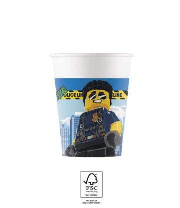 Papírové kelímky 200ml Lego city - Procos