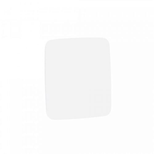 Skleněná tabule STELLA, kulaté rohy, 500x500 mm, bílá